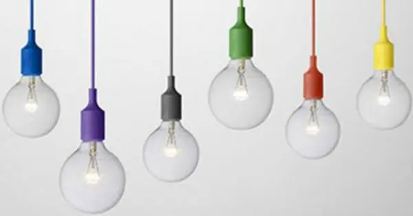 Portalamparas de ceramica de colores